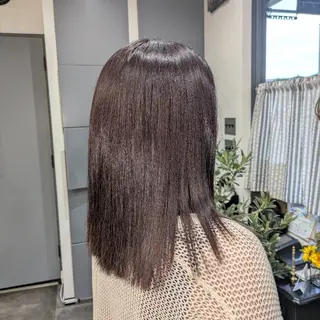 ミディアム カラー 陽葵 (hinata)のヘアスタイル