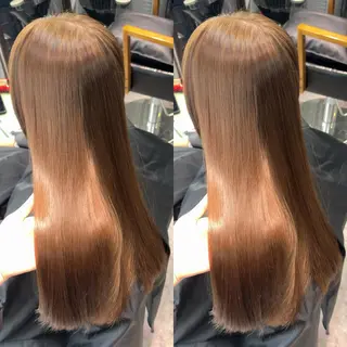 ロング カラー なんば、心斎橋🍓 ハイトーンnicoのヘアスタイル