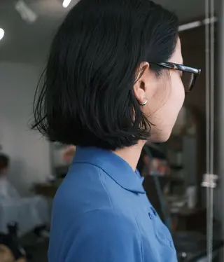 ショート パーマ momoka モデル募集のヘアスタイル