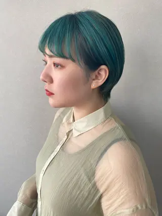 ショート -福岡博多筑紫口- 大津成美のヘアスタイル