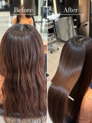 ロング プチアルク 新田のヘアスタイル