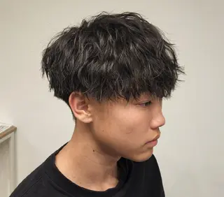 ショート パーマ メンズ 【イケメン風パーマ】 SHOFYのヘアスタイル