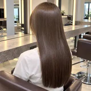 ロング カラー 縮毛矯正カラー大宮 💖レイヤー/虎白のヘアスタイル