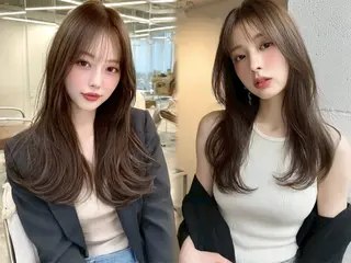 ロング 韓国風・透明感・艶髪 🩵Hanaka◝✩のヘアスタイル