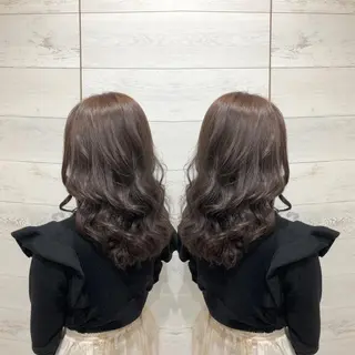 ミディアム カラー 髪質改善✨透明感 カラー🫧KAORIのヘアスタイル