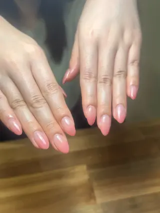ネイル ユリ🎀長さだし/ パラジェル/持ち込みのネイルデザイン