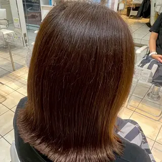 セミロング カラー 透明感カラー×美眉 🎀大西みゆう🎀のヘアスタイル