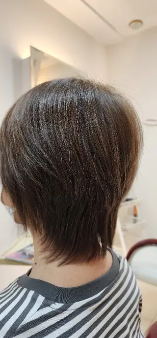 ミディアム カラー hairmake Juinのヘアスタイル