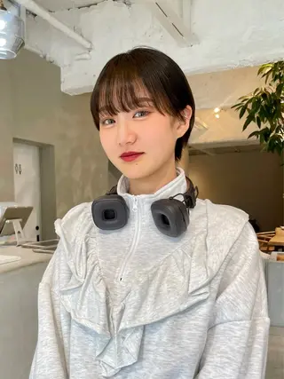ショート 中村 玲音のヘアスタイル