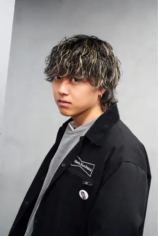 パーマ メンズ fifth リュウセイのヘアスタイル