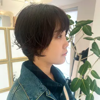 ショート パーマ 🫯ボブ・ミディアム レイヤー/ ヤギ🫯のヘアスタイル