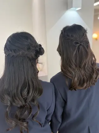 セミロング ヘアアレンジ 🦋TheEct Lien小川琉華🦋のヘアスタイル