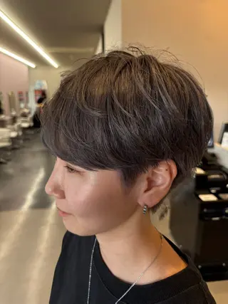 ショート ［ステレオ知立］岡田 ウルフ✂️のヘアスタイル
