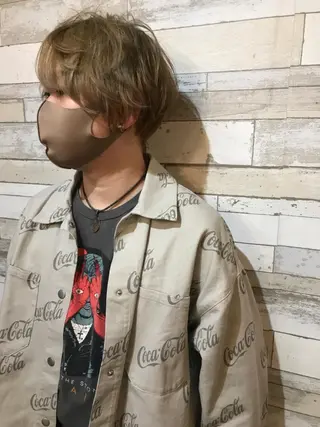 ショート カラー 大山 雅矢のヘアスタイル