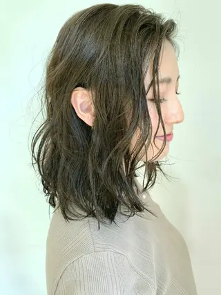 ミディアム パーマ ヘアアレンジ 【南越谷/新越谷】 Anne(諳 アン)のヘアスタイル