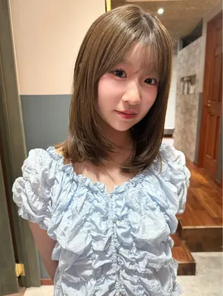 ミディアム カラー mai / linoah˚✧のヘアスタイル