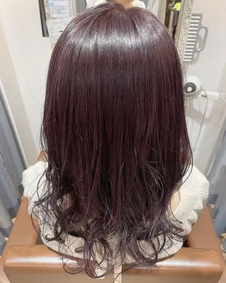 セミロング カラー 🫧髪質改善艶カラー _マエダ 🫧のヘアスタイル