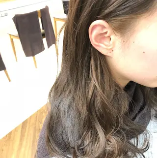 セミロング YOFAhair芦屋 峰★カラーリストのヘアスタイル