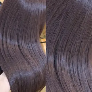ロング カラー 👑髪質改善Wカラー 👑アユカのヘアスタイル