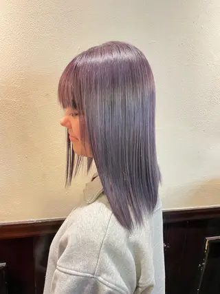 セミロング カラー 立川/メンズ特化 阿見のヘアスタイル