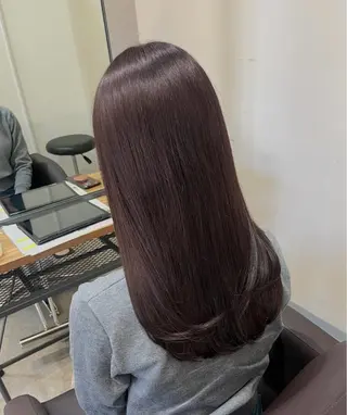 カラー 🎀韓国レイヤー/ 🫧透明感カラーのヘアスタイル
