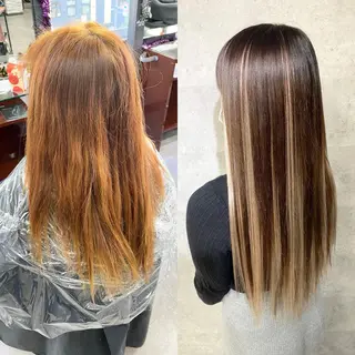 ロング 外れにくいエク💚 EST梅田TAKIのヘアスタイル