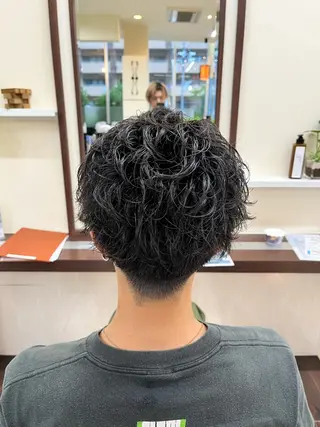 ショート パーマ メンズ 🧊メンズ特化🧊 高木航希のヘアスタイル