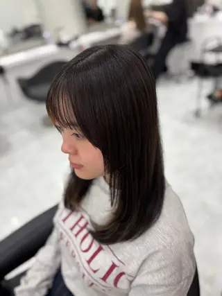 ミディアム カラー ヘアアレンジ 透明感💕今っぽ似合 わせ𝐍𝐨. 𝟏のヘアスタイル