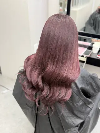 ロング カラー 𝙃𝘼𝙍𝙐🎀 韓国×エクステのヘアスタイル