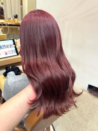ロング 🧡ボブ/うる艶カラ ー🩵　さくら🌸のヘアスタイル
