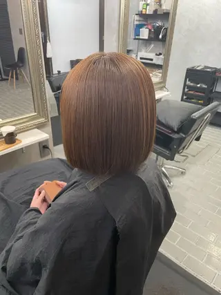 ミディアム 艶髪/透明感カラー 山﨑俊輔のヘアスタイル