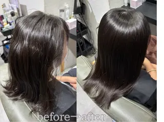ミディアム ✨似合わせボブ✨ 縮毛矯正のヘアスタイル