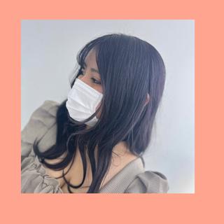 セミロング 💖 紫咲💖のヘアスタイル