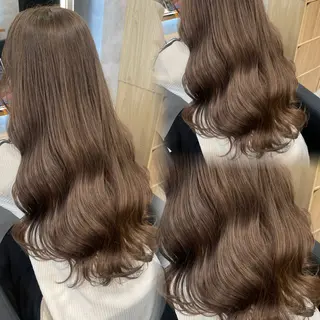 ロング カラー ヘアアレンジ 透明感カラー/推しカ ラー☁️JURAのヘアスタイル