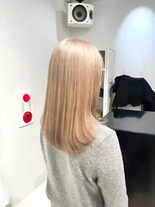セミロング カラー HARU//原宿🤍 リピート率NO.1のヘアスタイル