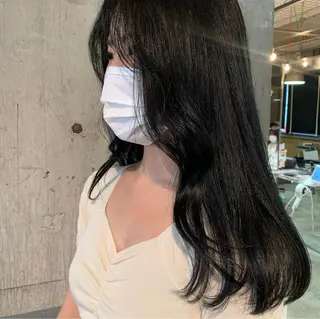 ロング kiyono ⭐︎ダブルカラーのヘアスタイル