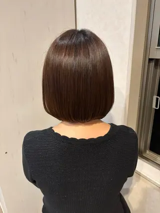 ミディアム 下河 美友のヘアスタイル