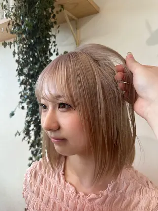 ミディアム カラー モテhair♡.* マツエク/さくら🍨のヘアスタイル