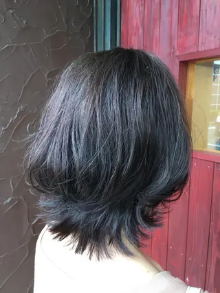 ミディアム カラー plaatje 義見のヘアスタイル
