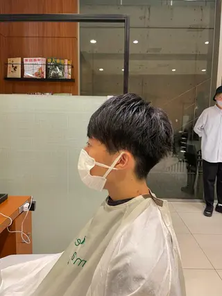 ショート メンズ 髙田 千華 髪質改善ストレートのヘアスタイル