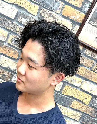 ミディアム パーマ 🌈予約の98%パ ーマ⭕️🌈福本のヘアスタイル