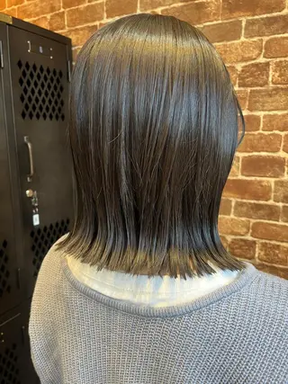 ショート カラー パーマ ヘアアレンジ メンズ キッズ ネイル マツエク・マツパ アイブロウ 久木原 ゆりのヘアスタイル