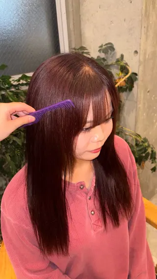 ロング カラー さくらこ/メンズ カットモデルのヘアスタイル
