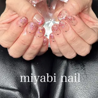 ネイル miyabi nail 桂川駅近くのネイルデザイン