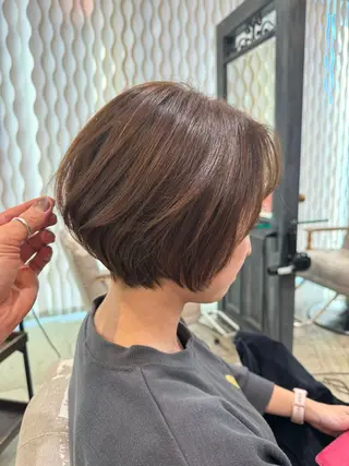 ショート ショート/ボブ アンドウ☺︎のヘアスタイル