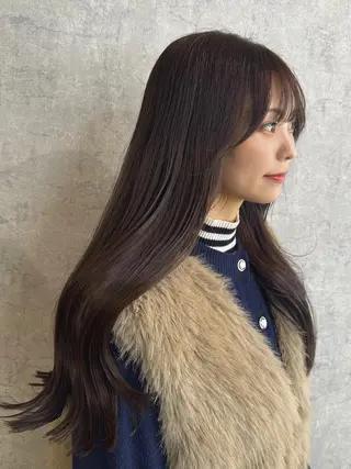 ロング トレンド韓国レイヤー 🇰🇷のんのヘアスタイル
