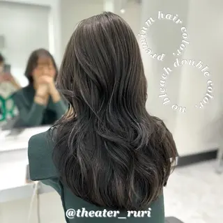 ロング カラー ふわっと抜け感🫧 ブラウンベージュ🤎のヘアスタイル