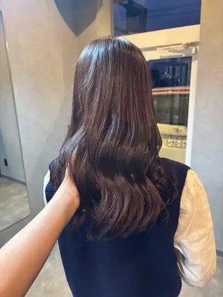 ロング カラー 韓国ヘア｜透明感｜ mihoのヘアスタイル