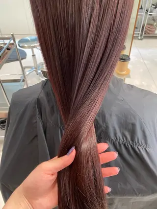 ロング 🎀透明感× 暖色カラーつな🎀のヘアスタイル