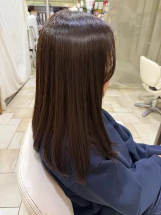 ロング 宮崎 優衣のヘアスタイル